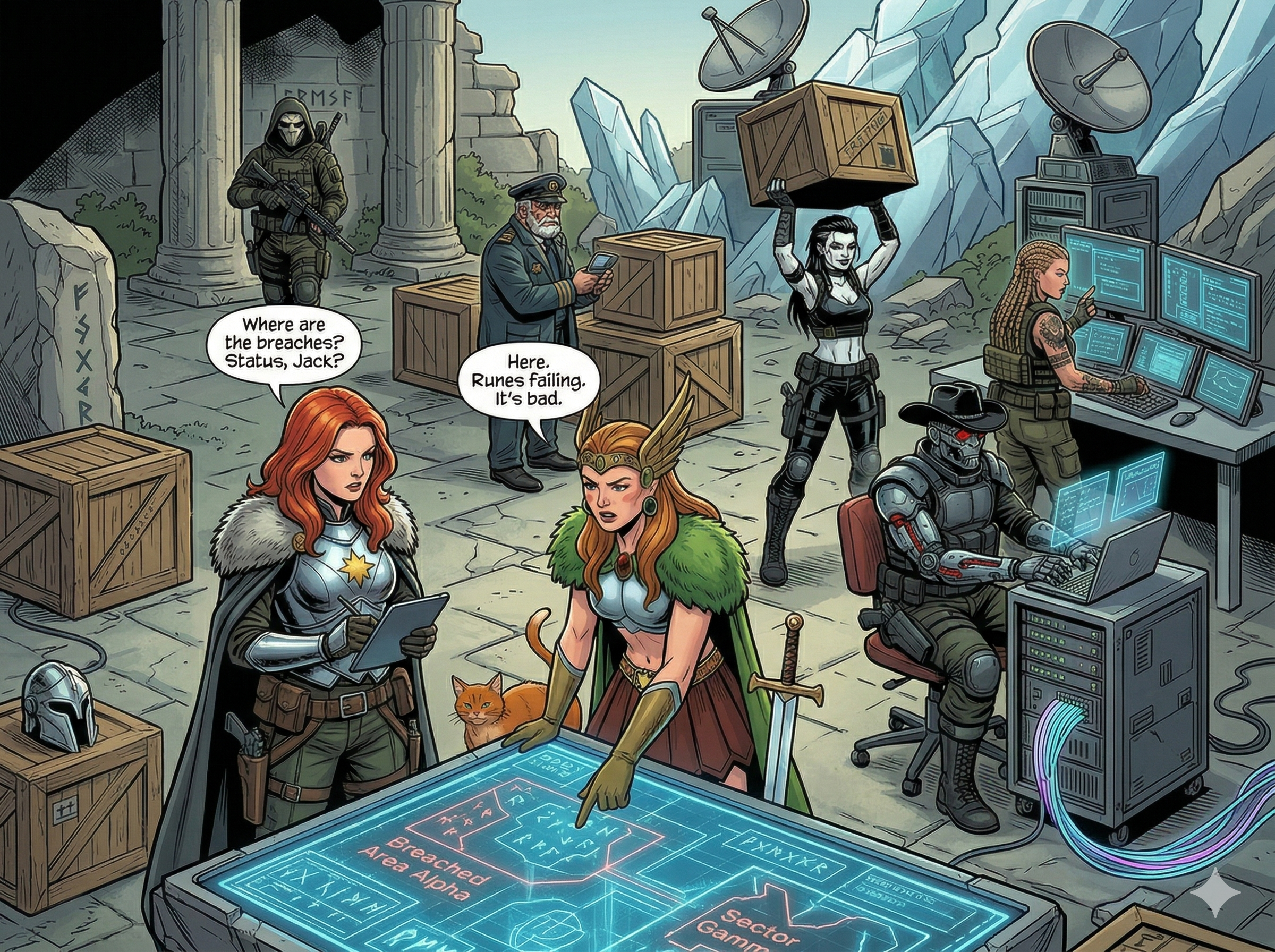 Docker Commandos setting up the command center